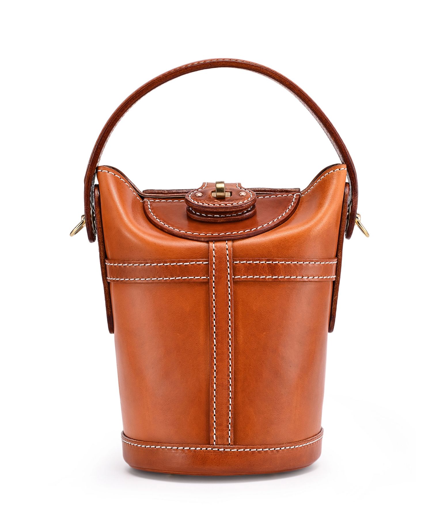 Begonia Vintage Bucket Crossbody Bag