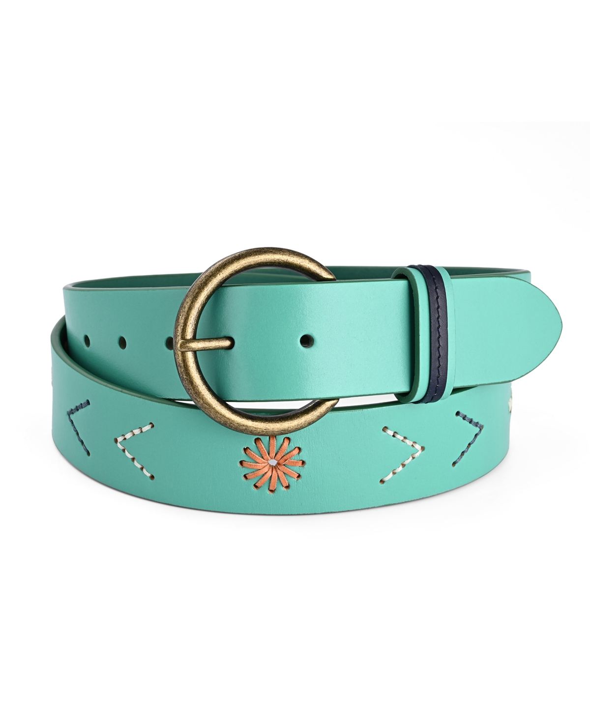 Women's Boho Soul Leather Belt - Camel
