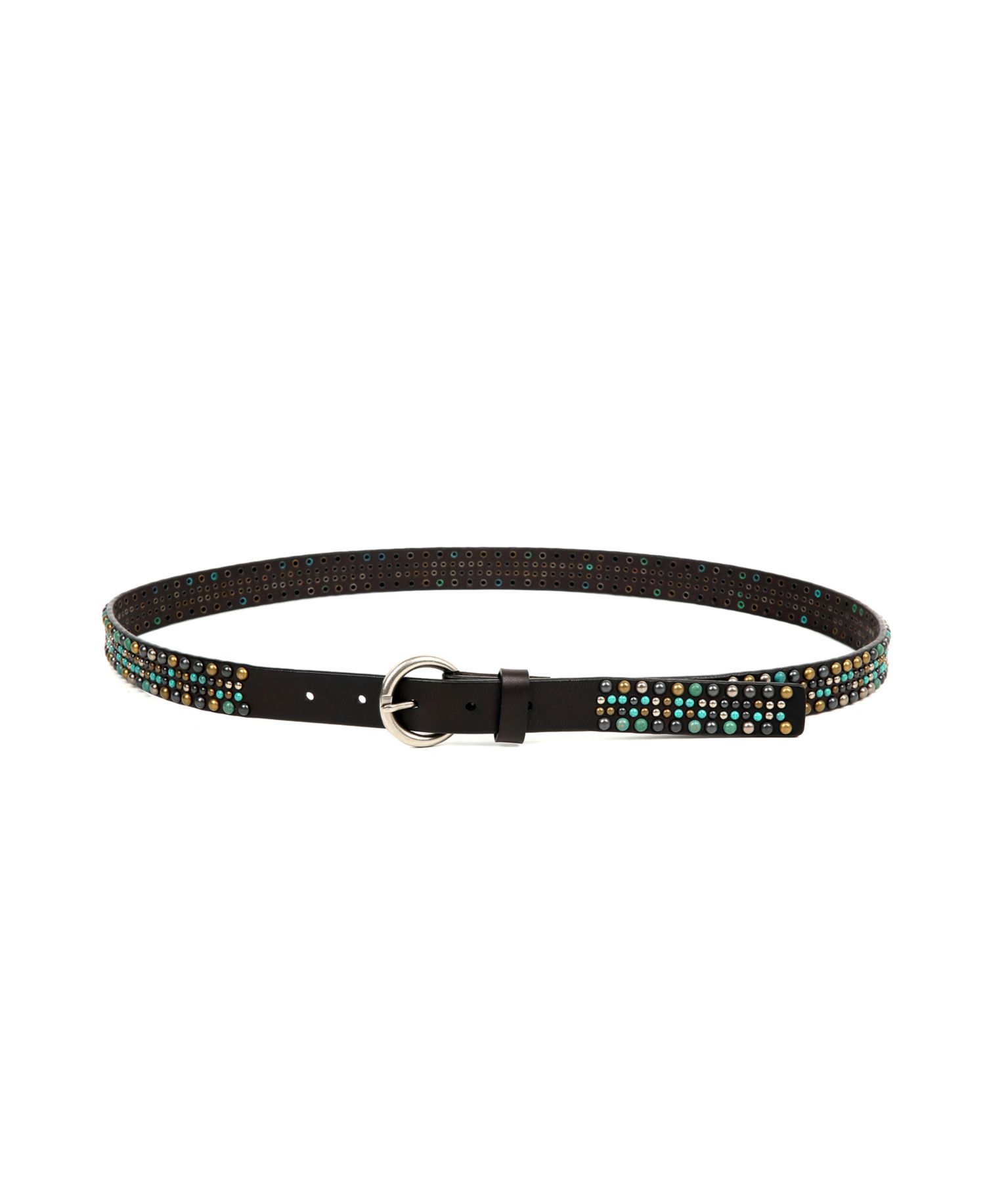 Women's Amazonite Leather Belt