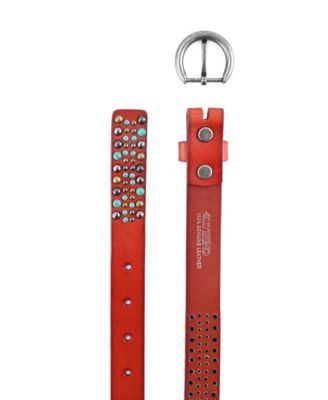 Women's Amazonite Leather Belt