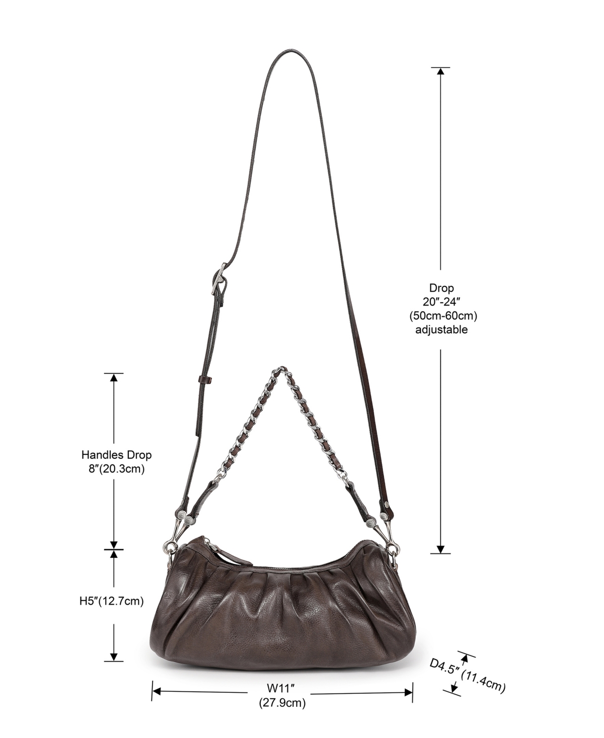 Old Trend Foxglove Convertible Mini Hobo Bag In Taupe