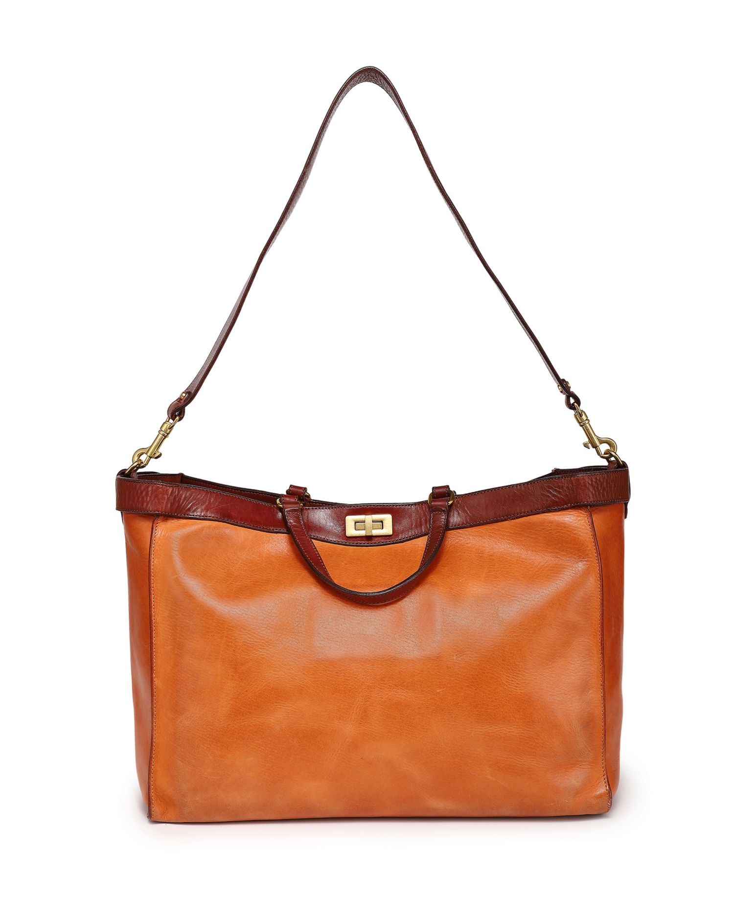 Ixia Jet Set Large Leather Tote Bag