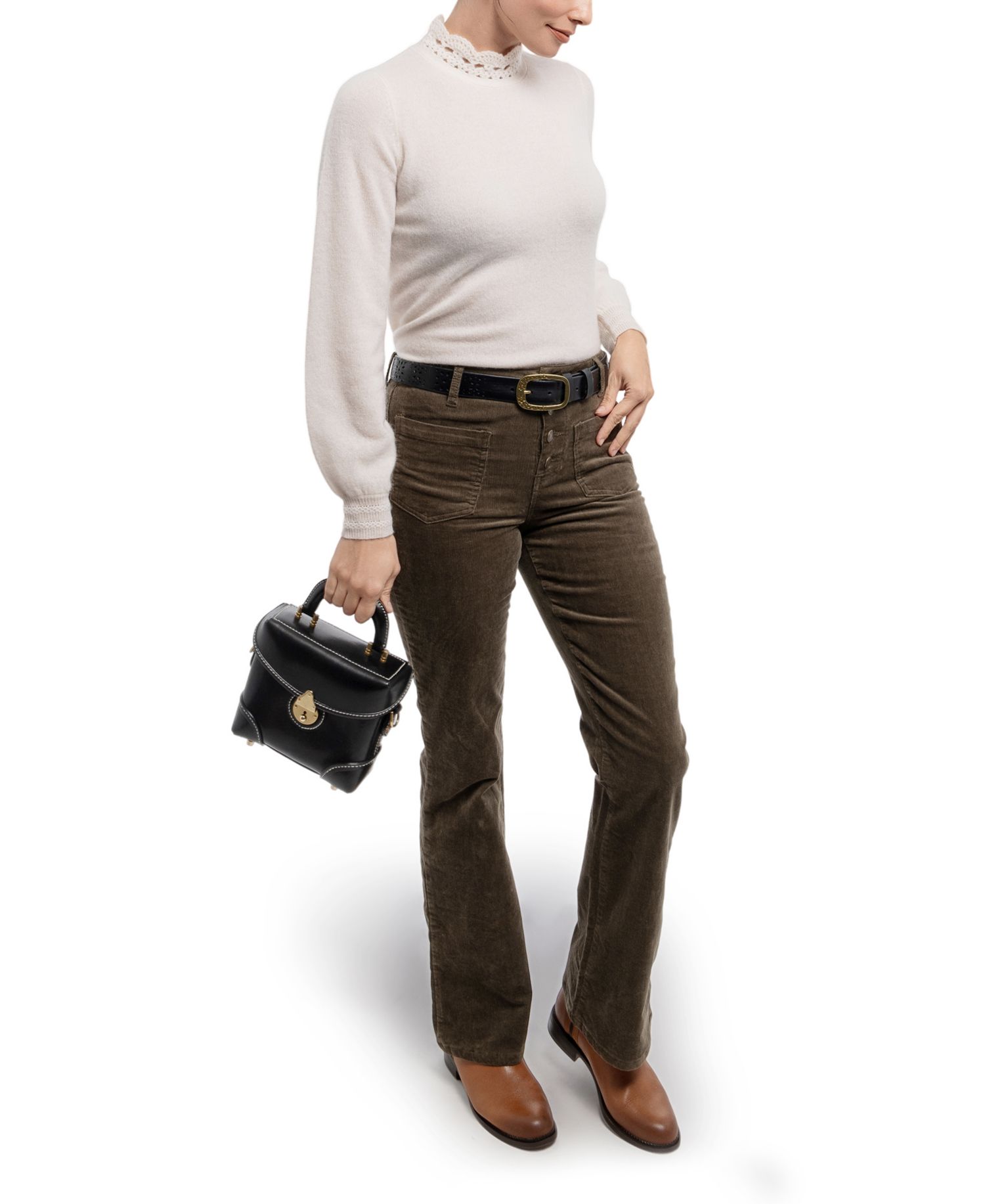 Azalea Vintage Box Crossbody Bag