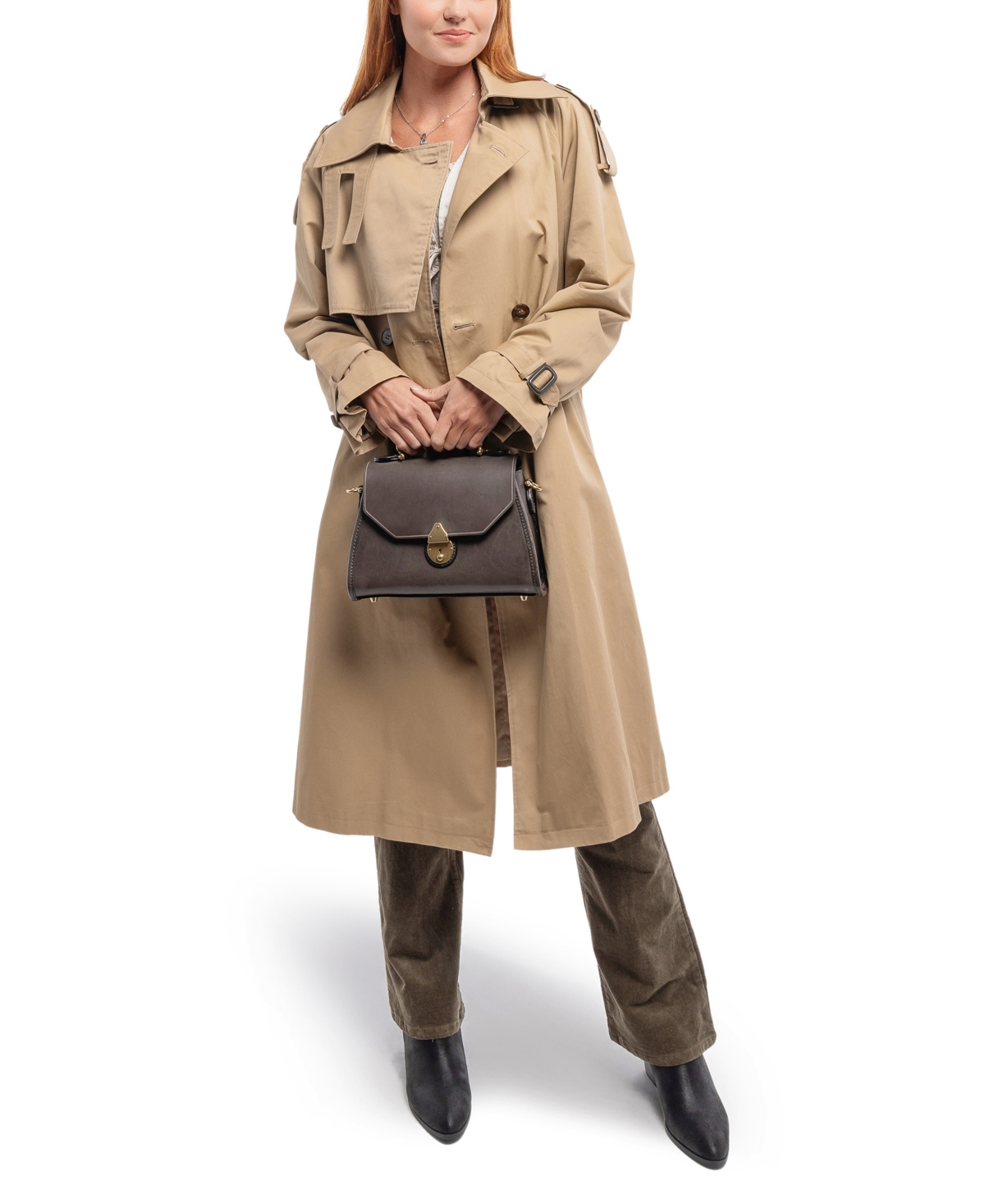 Old Trend Laurel Classic Satchel Bag In Gray