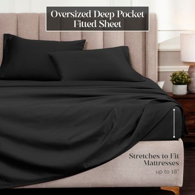 1500-Thread Count Egyptian Cotton Deep Pocket 4-Pc. Sheet Set, King