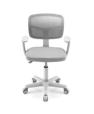Adjustable Desk Chair with 5 Rolling Casters for Kids