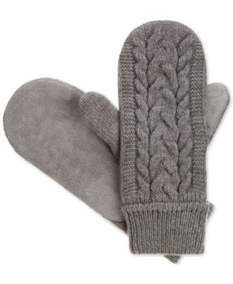Isotoner Signature - Solid Triple Cable Mittens