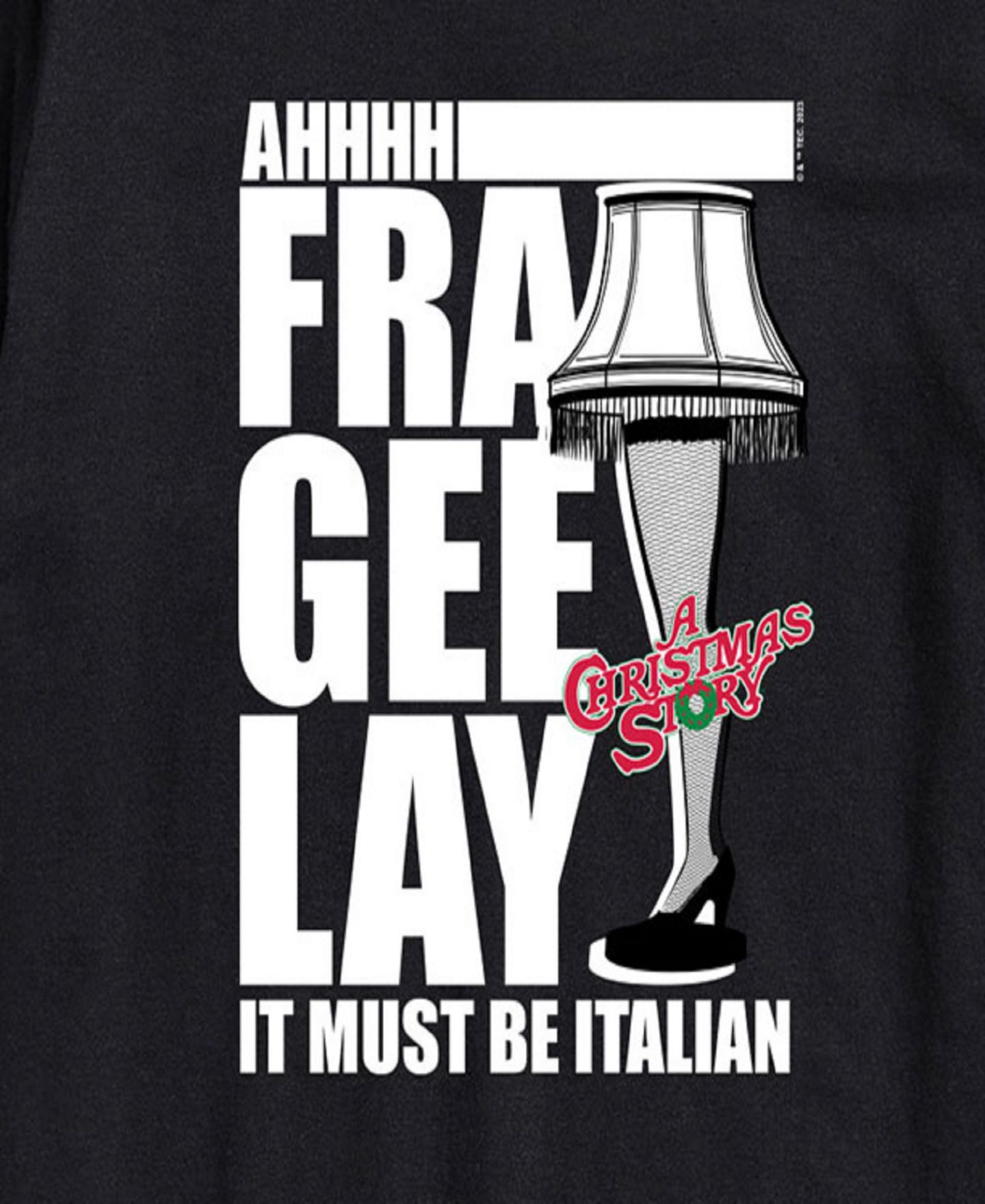 Мужская футболка AIRWAVES A Christmas Story Frageelay Short Sleeve, цвет: Чёрный — фото 3