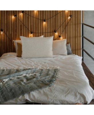 Madera Cross Weave Decorative Pillow Cover, 14" x 20"