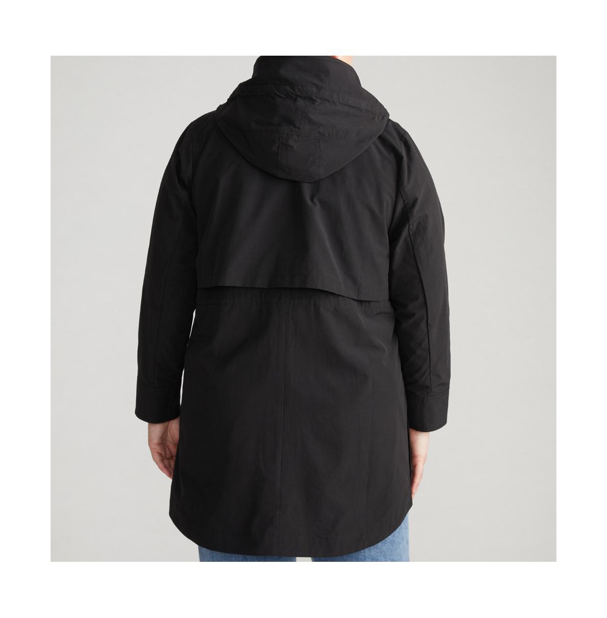 Universal Standard Plus Size Precision Parka In Black