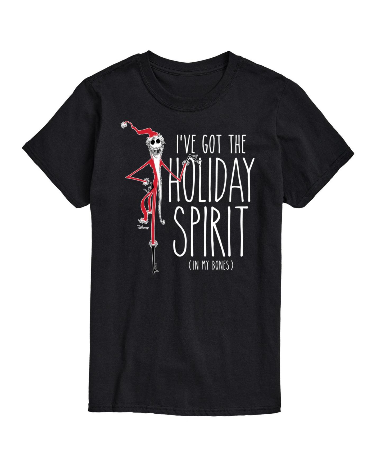Мужская футболка AIRWAVES Nightmare Before Christmas Holiday Spirit Short Sleeve, цвет: Чёрный — фото 1