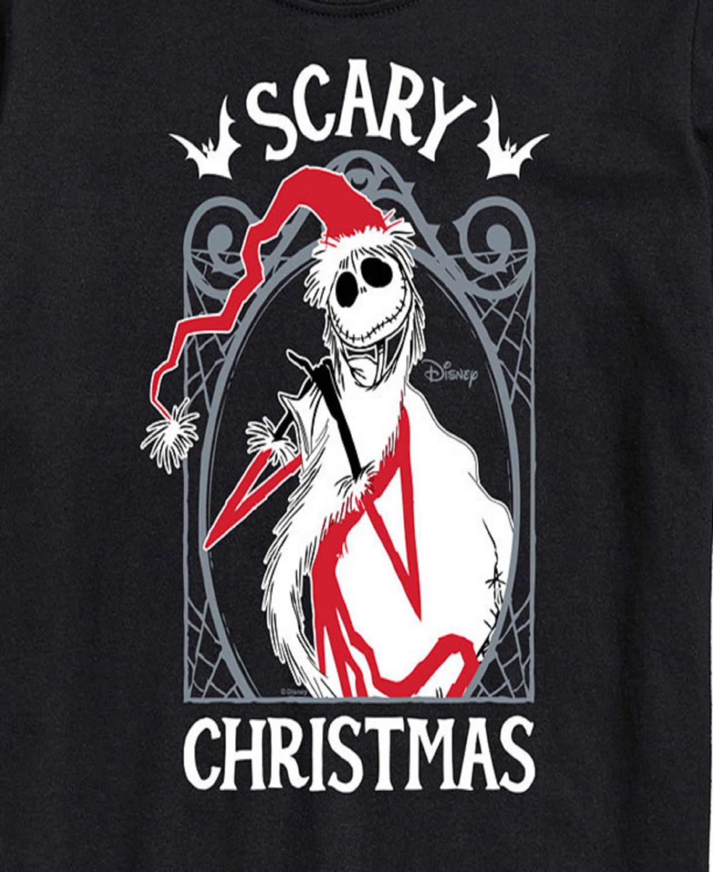 Мужская футболка AIRWAVES Nightmare Before Christmas Scary Short Sleeve, цвет: Чёрный — фото 3