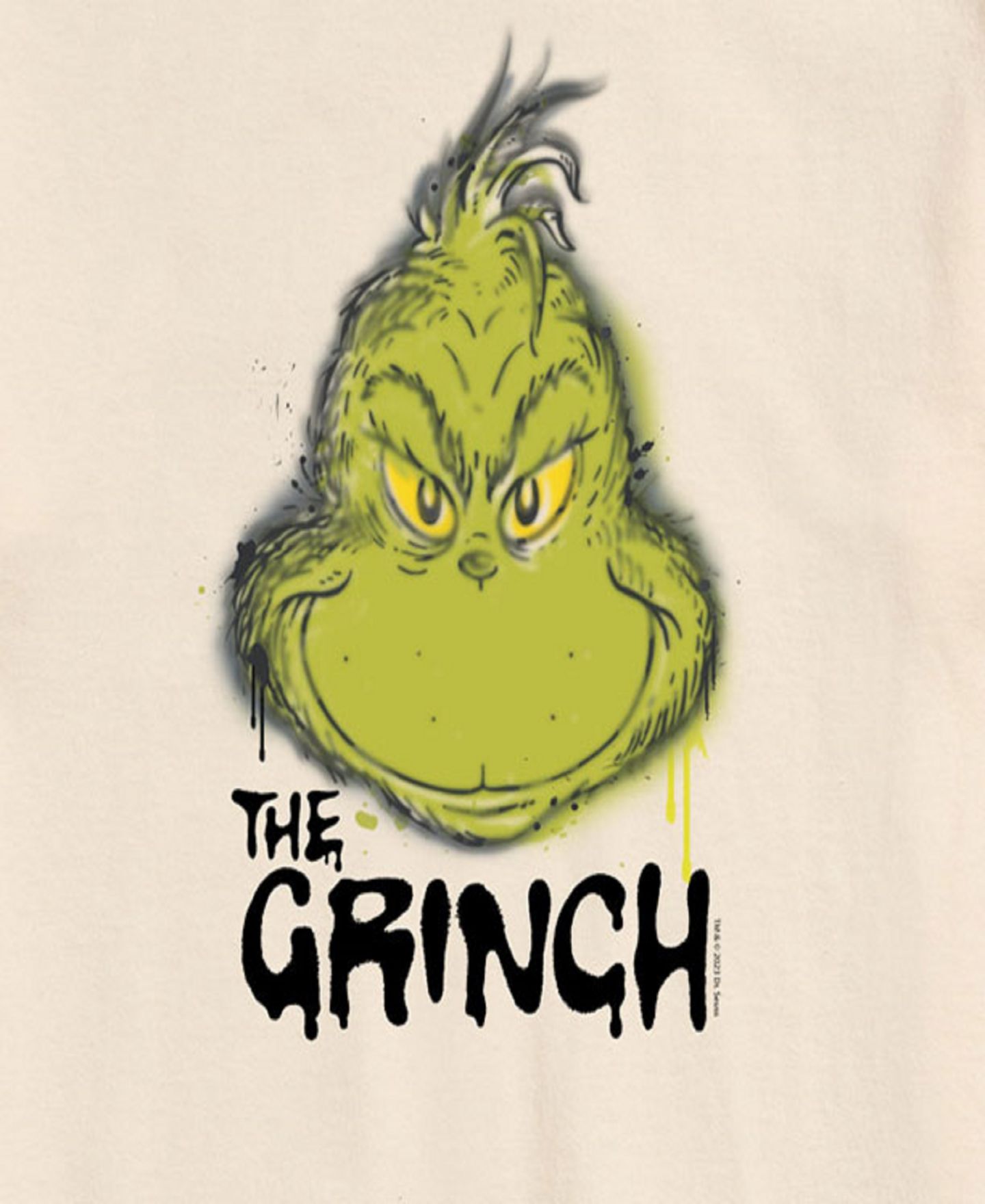 Мужская футболка AIRWAVES The Grinch Face Short Sleeve, цвет: Бежевый / Хаки — фото 3