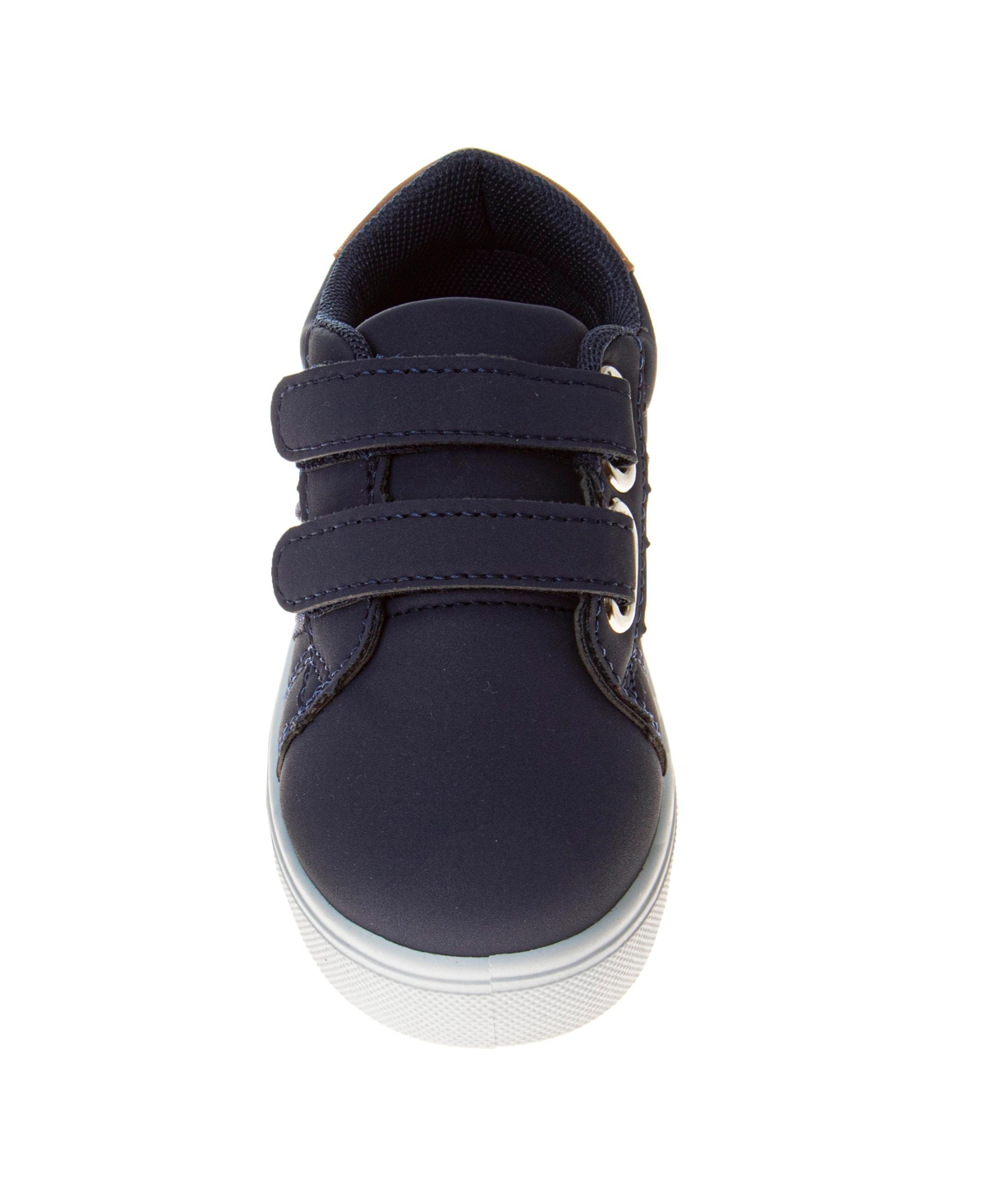 Shop French Toast Little And Big Boys Hook And Loop Casual Sneakers In Navy