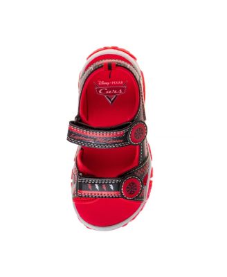 Big Boys Cars Hook and Loop Open Toe Sport Sandals