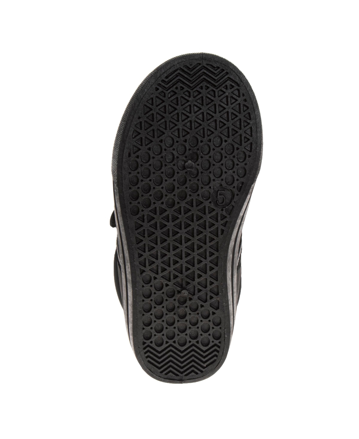 French Toast Little And Big Boys Hook And Loop Casual Sneakers In Black