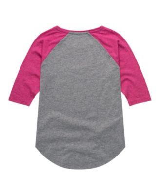 Big Girls Grinch Graphic Raglan Top