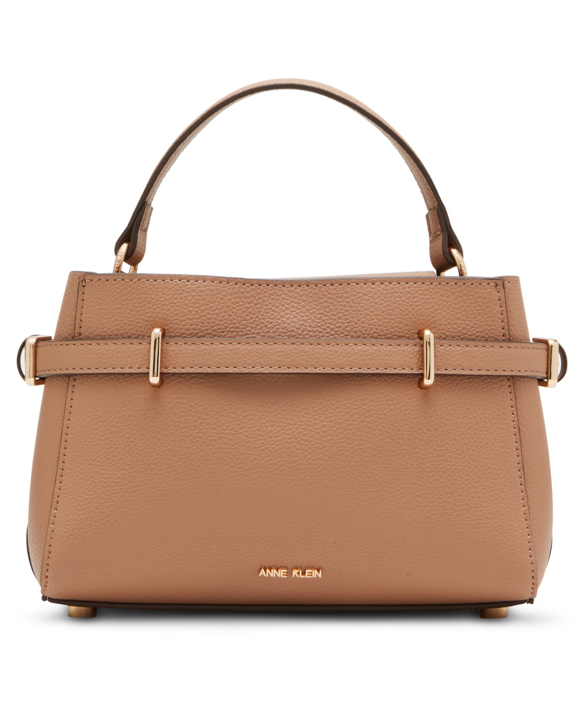 Top Handle Convertible Small Crossbody bag - Brown