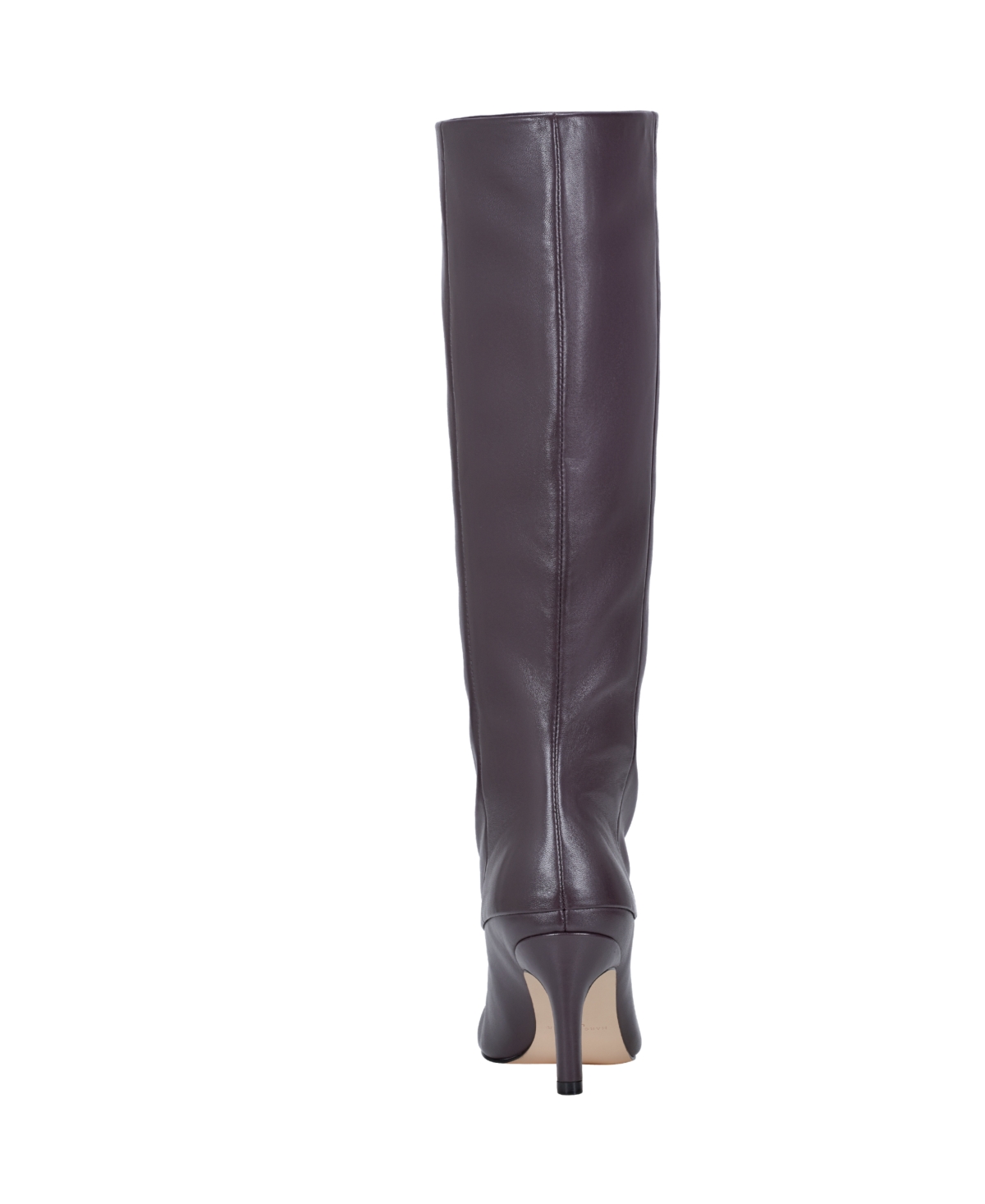 Marc Fisher Ltd Gentle Pointed Toe Knee High Boot In Dark Red Leather