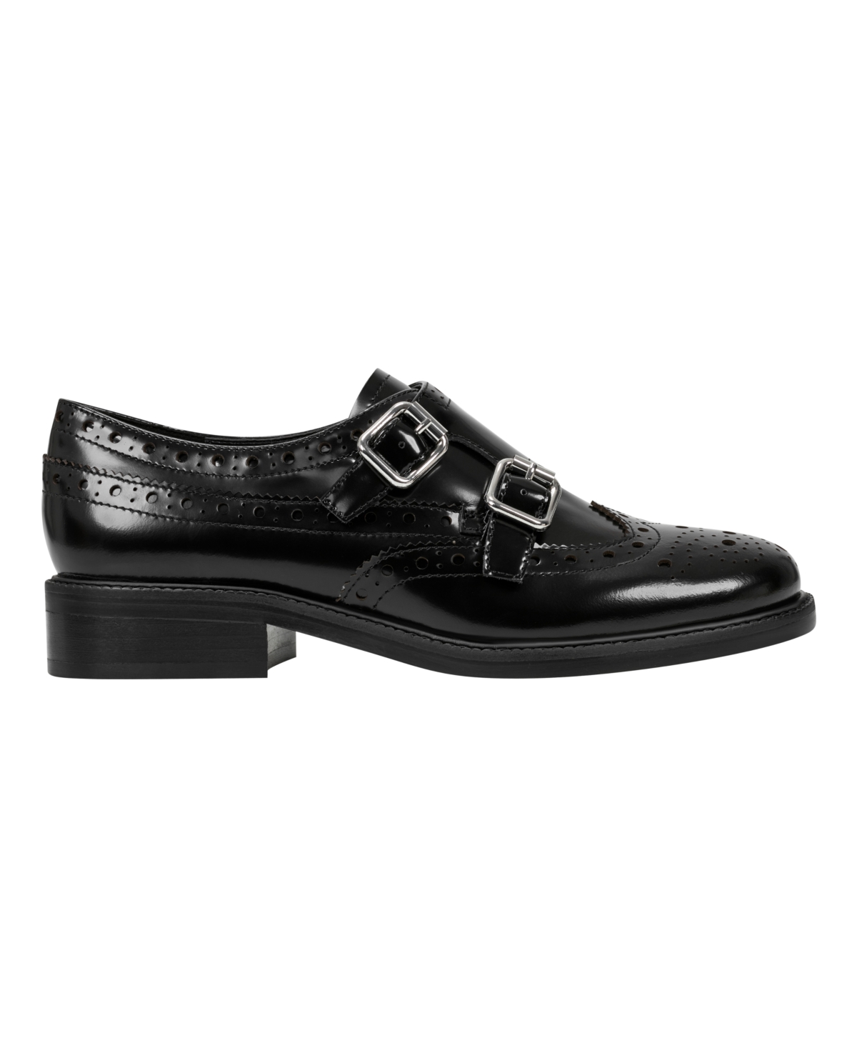 Marc Fisher Ltd Women's Parker Slip-on Casual Loafers In Black Leather