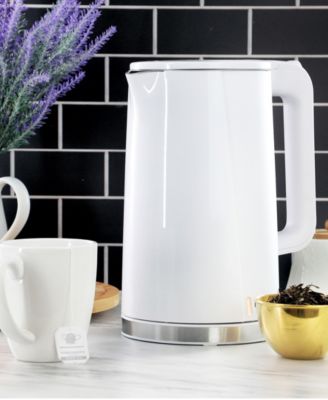 1.7 Quart Double Wall Stainless Steel Electric Tea Kettle