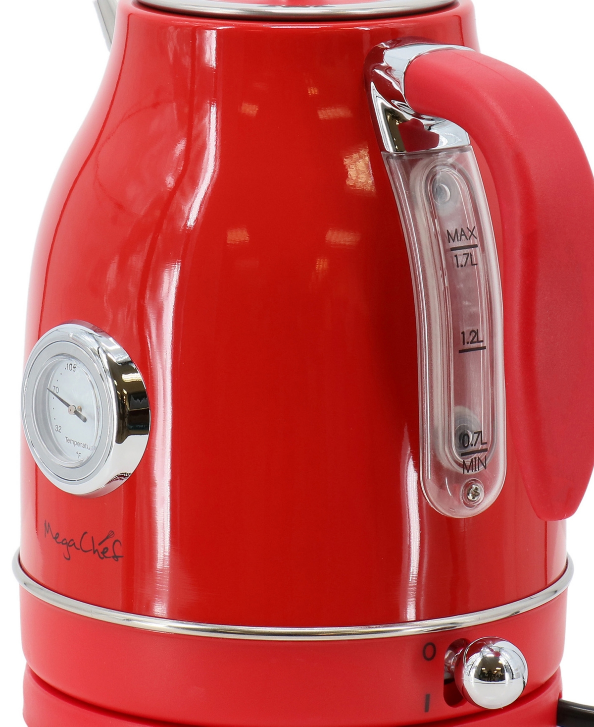 Megachef 1.7 Quart Electric Kettle And 2 Slice Toaster Combo