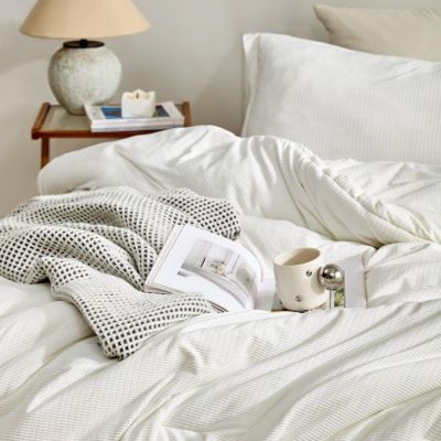Love Thick - Calming Oversized Comforter Set - Milky White