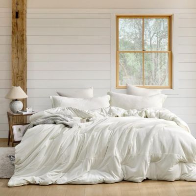 Love Thick - Calming Oversized Comforter Set - Milky White