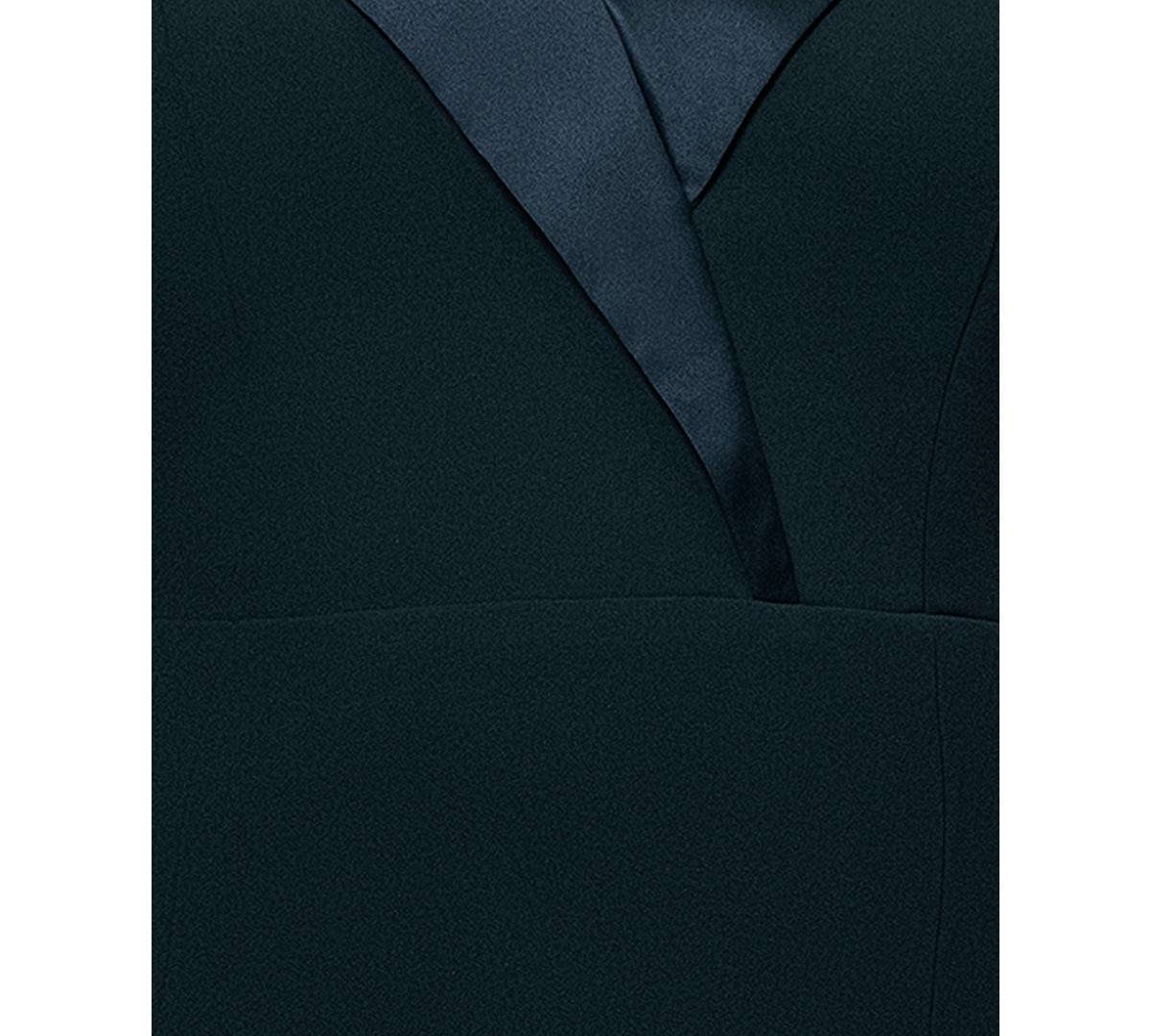 Betsy & Adam Plus Size Strapless Gown In Pine