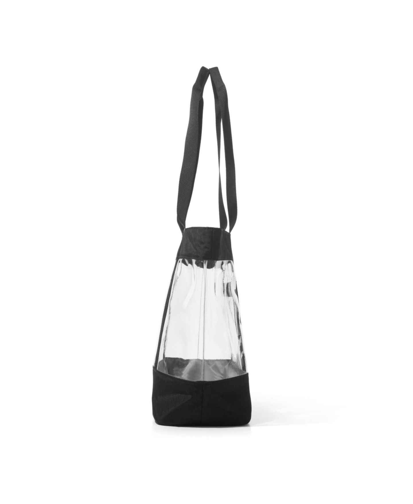 Женская сумка Baggallini Carry Away Clear Pouch Tote, цвет: Чёрный — фото 2