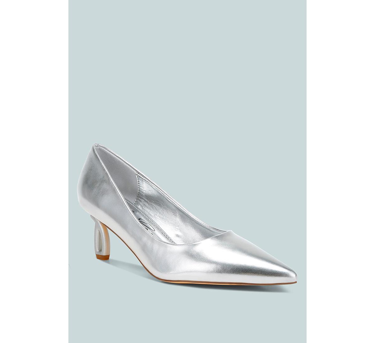 London Rag Tagetes Metallic Fantasy Heel Pumps