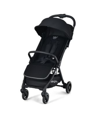 Portable Baby Stroller One-Hand Fold Pushchair W/ Aluminum Frame