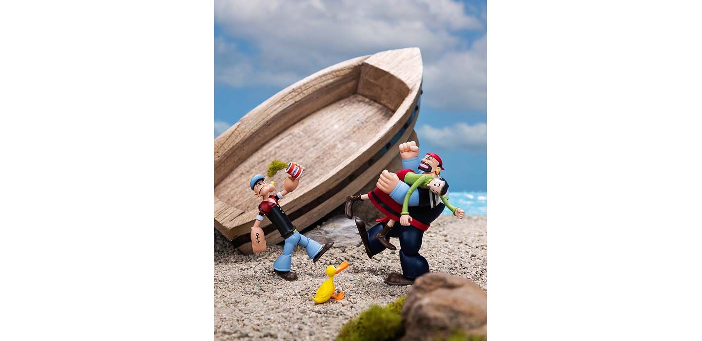 Детская фигурка Popeye Olive Oyl 5" Articulated Retro Action Figure, Ages 8+, цвет: Open Miscellaneous — фото 4