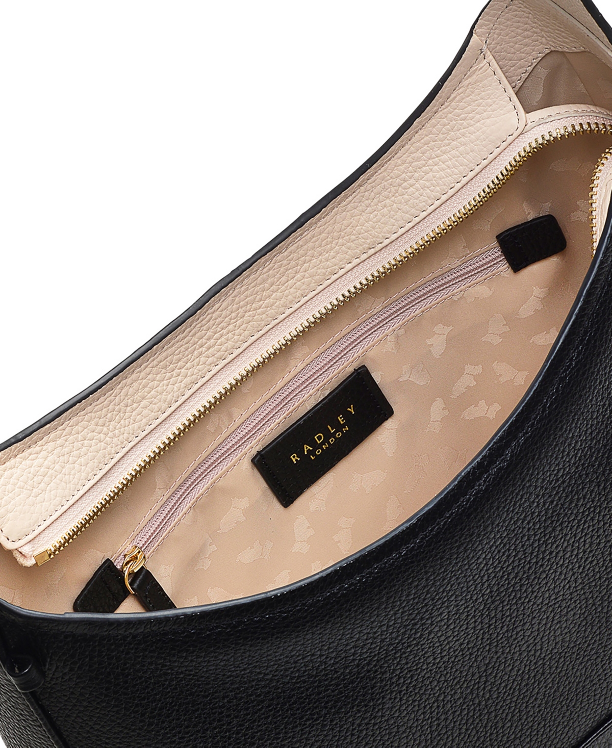 Radley London Lisson Grove Large Ziptop Shoulder Bag In Black