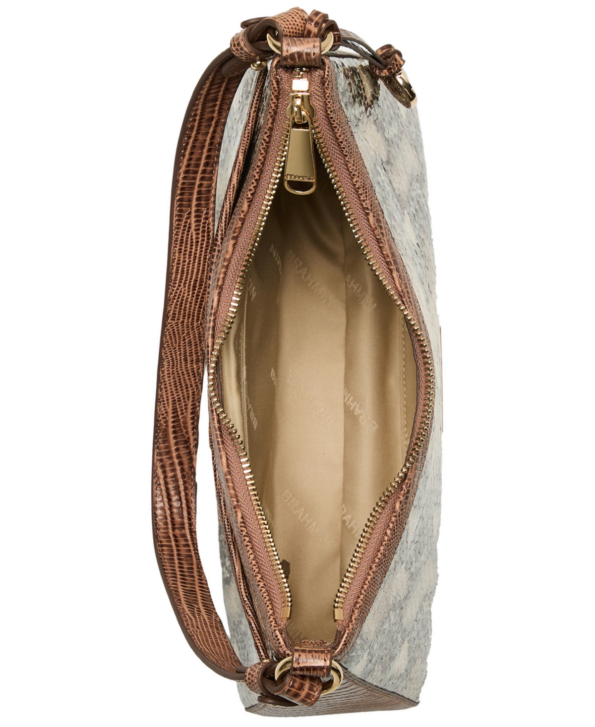Brahmin Esme Embossed Leather Shoulder Bag In Multi