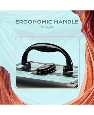 Makeup Train Case Cosmetic Organizer w/ Mirror Tray Artist CB Dusk