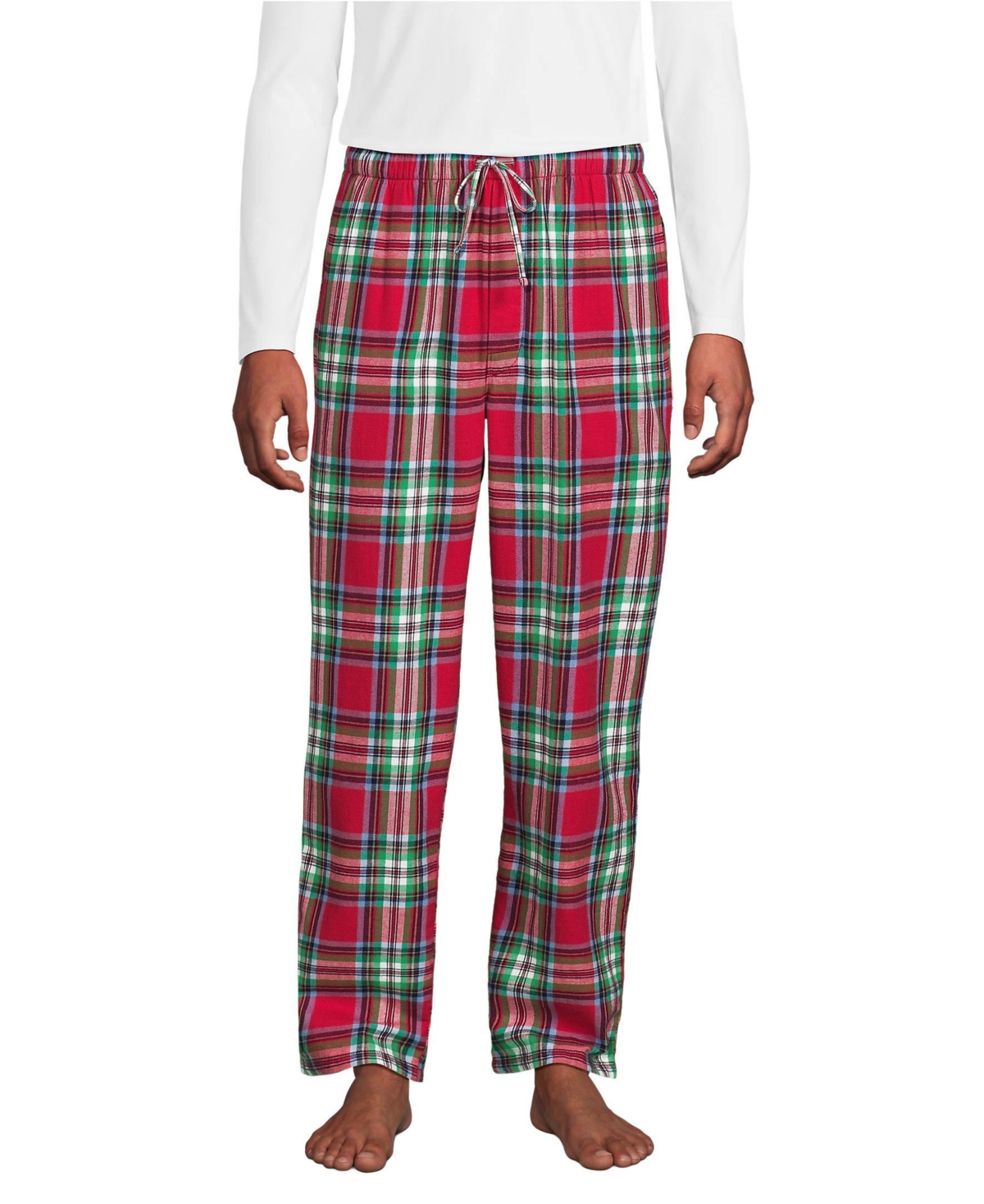 Big & Tall Flannel Pajama Pants - Heritage red plaid
