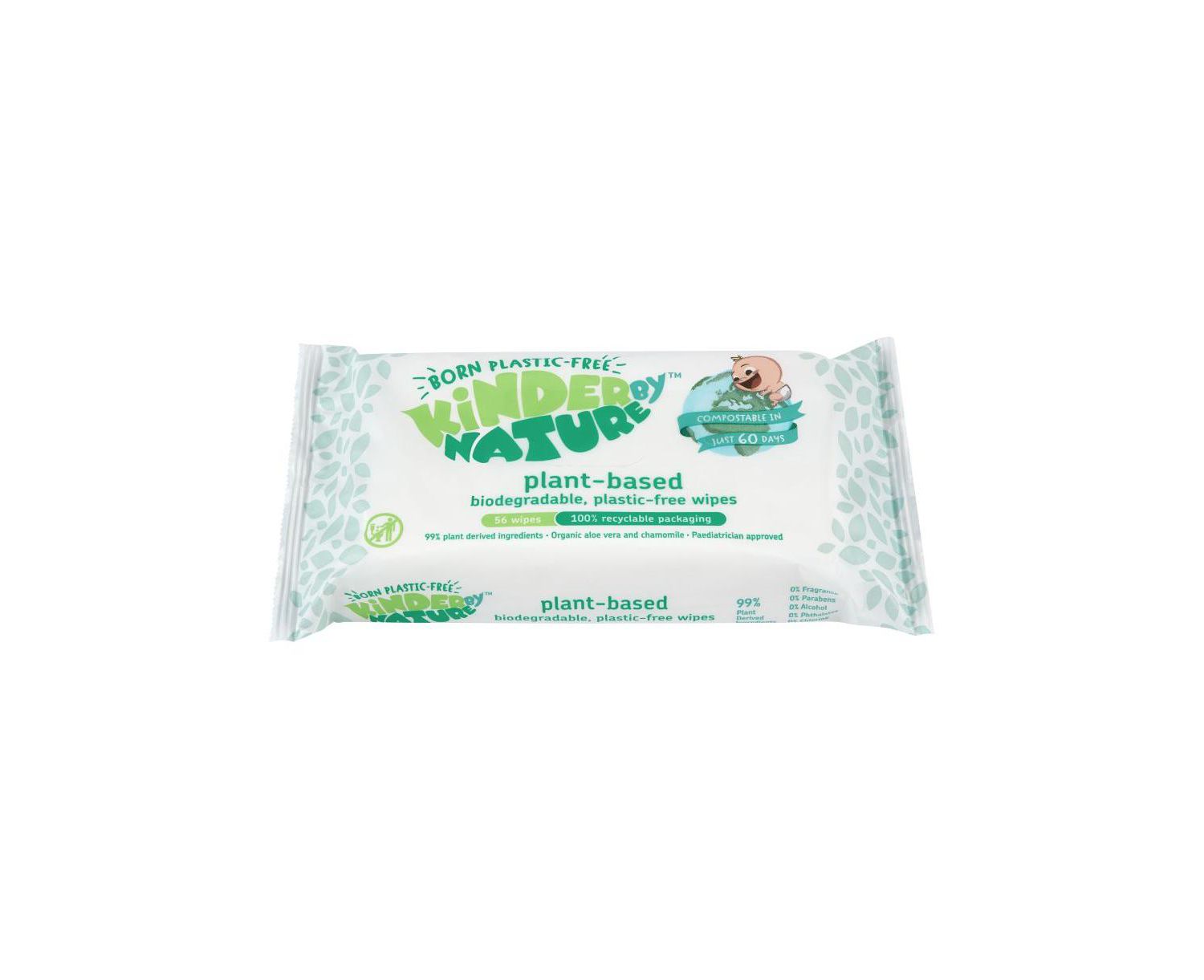 Unisex Plant-Based Baby Wipes - 672 Count (12 packs of 56 wipes)