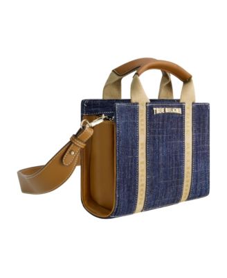 Licensed Denim Mini Box Tote with Adjustable Strap