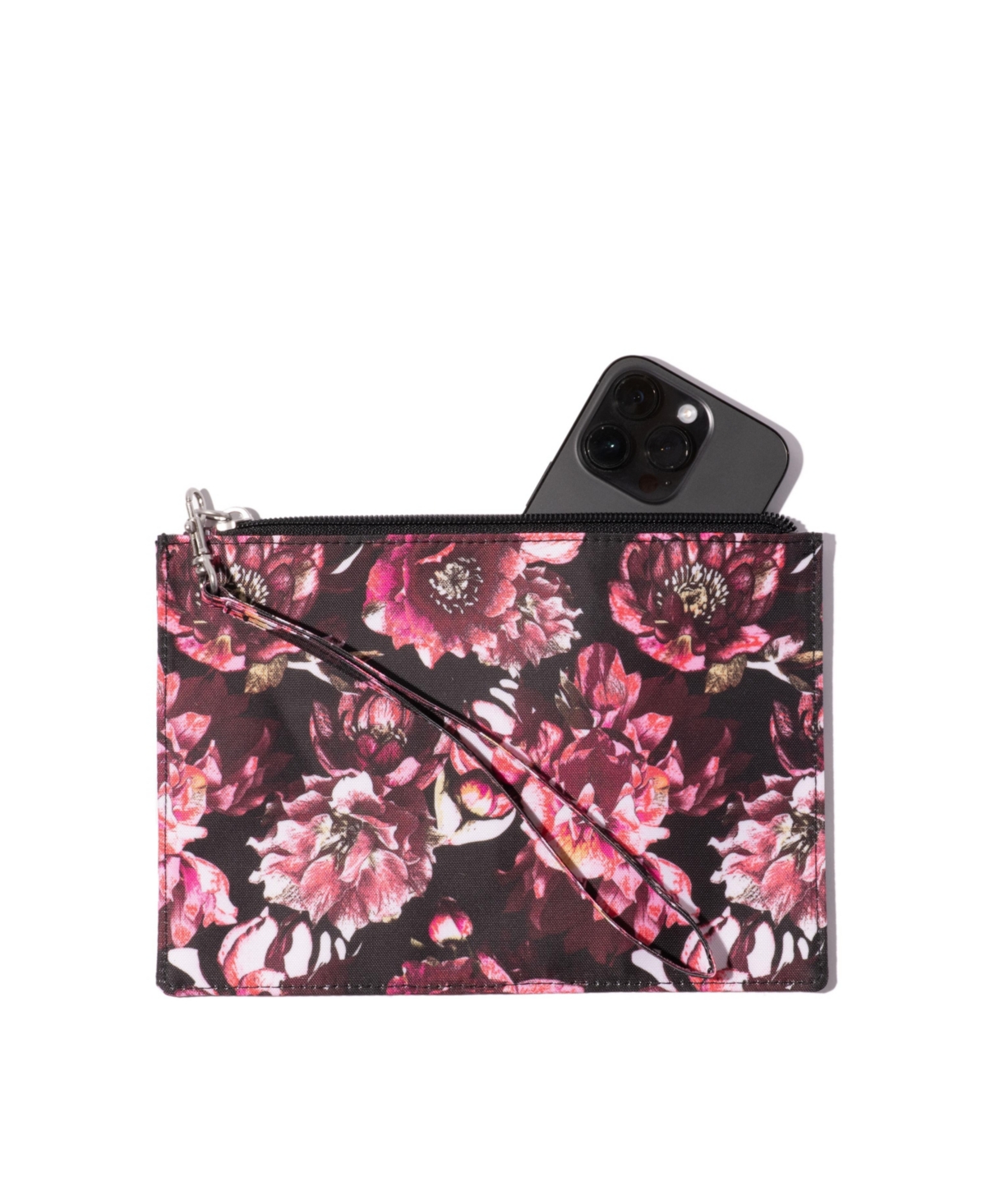 Baggallini All-day Removable Pouch Tote In Woodrose,peony Bloom