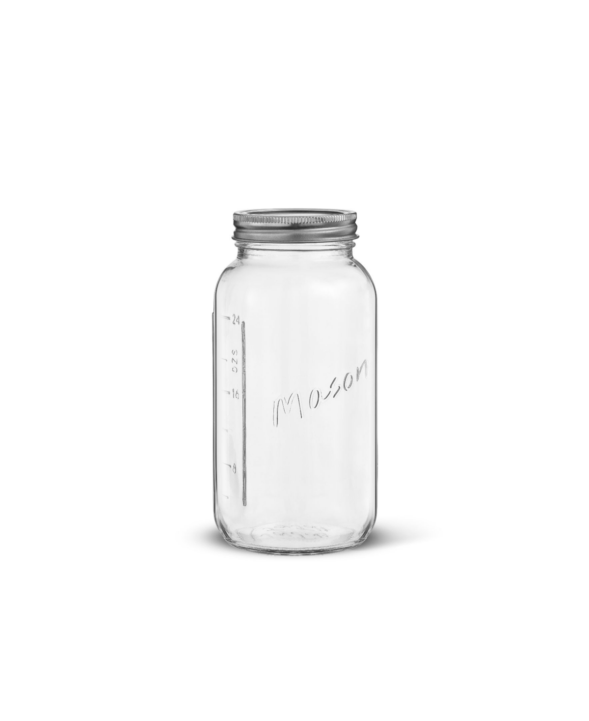 JOYJOLT REGULAR SET OF 6 MASON JARS WITH AIRTIGHT LIDS 