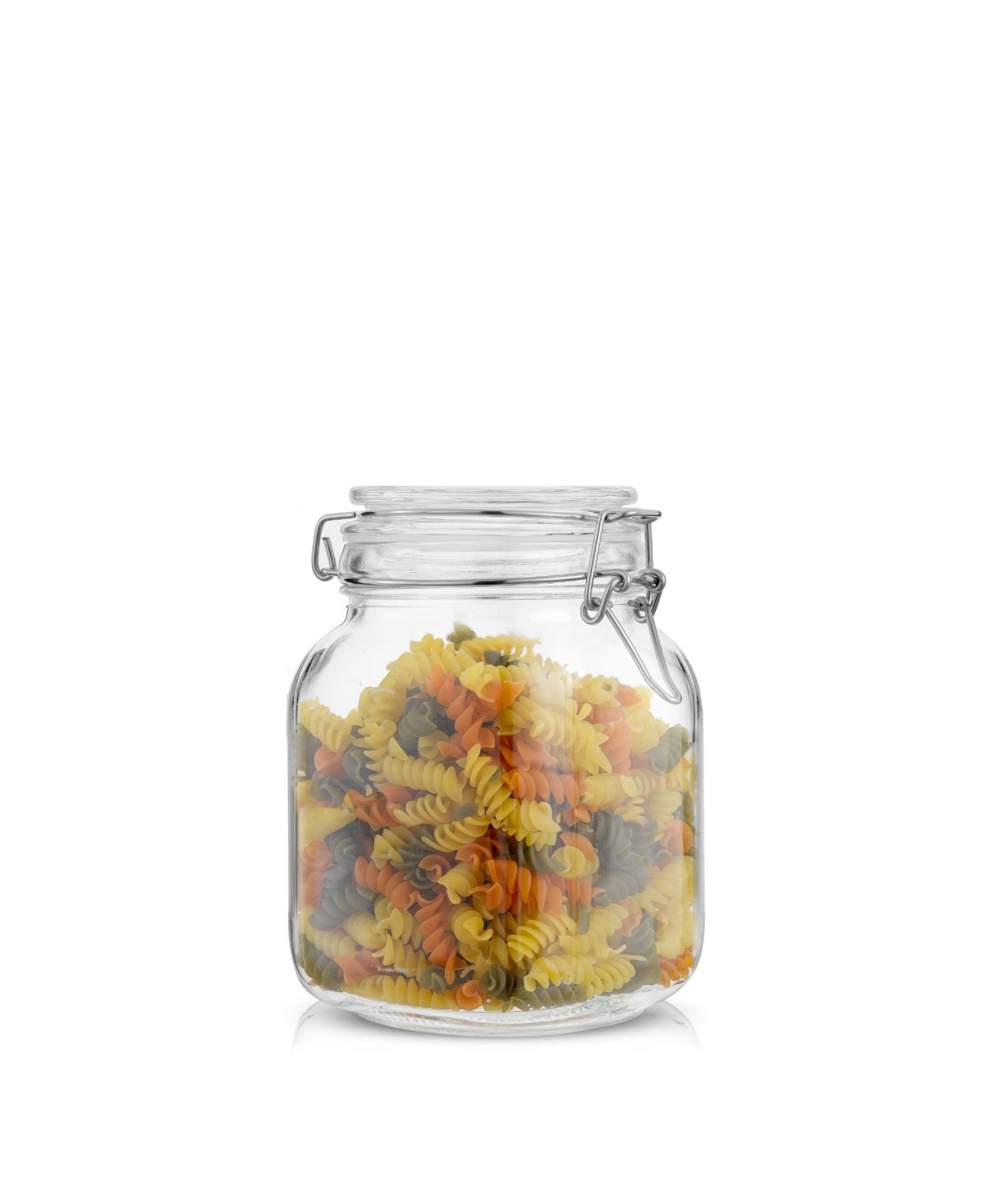JOYJOLT AIRTIGHT SET OF 3 GLASS JARS STORAGE CANISTER 