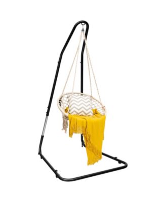 Adjustable Hammock Chair Stand Steel Frame
