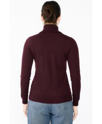 Women's 100% Cashmere Turtleneck Sweater | Tissue Weight Cashmere Sweaters