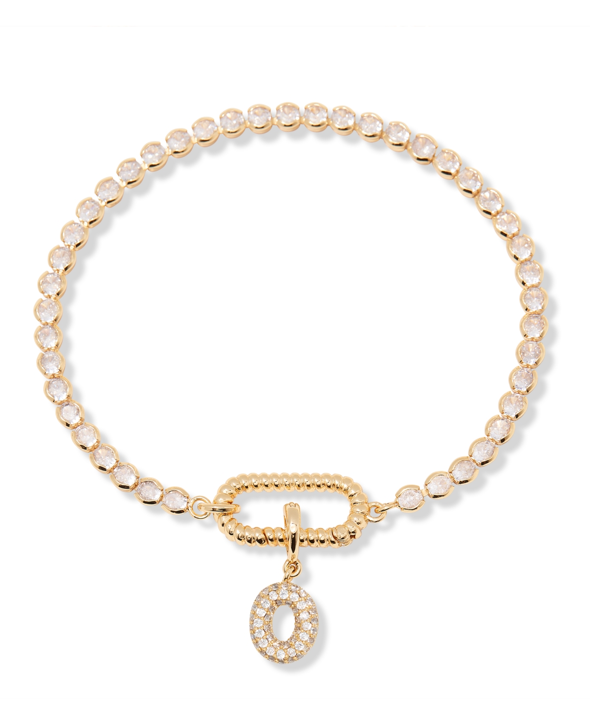 Brook & York Petra Initial Tennis Bracelet In Letter O