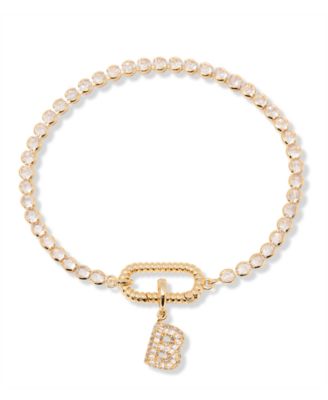 Petra Initial Tennis Bracelet