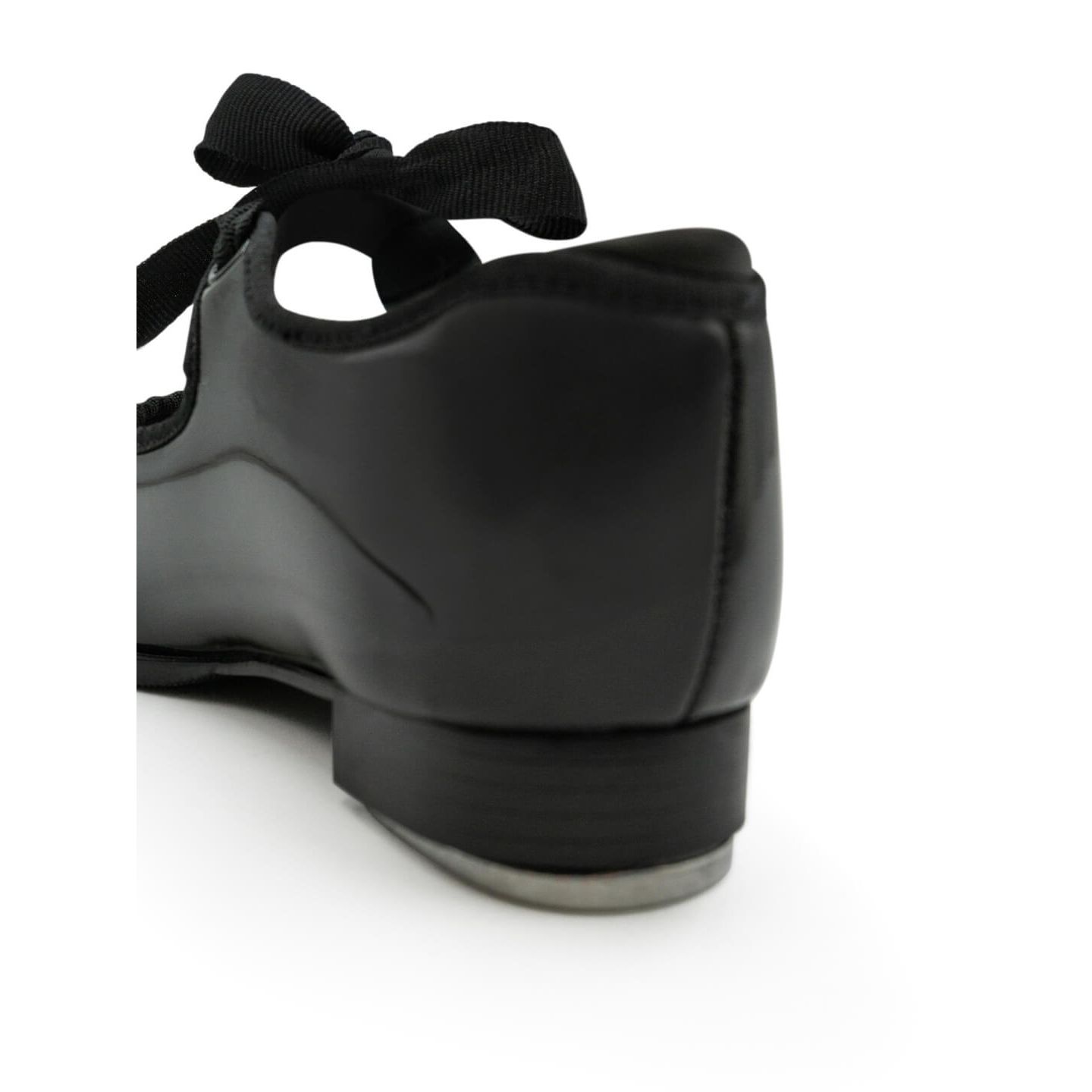 Обувь Capezio Jr. Tyette Tap Shoe для девочек, цвет: Чёрный лаковый — фото 3
