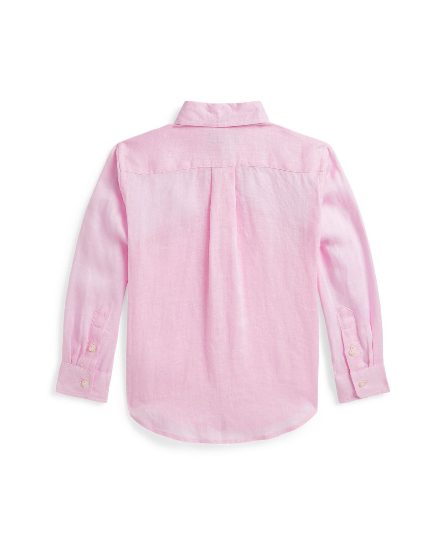 Рубашка Polo Ralph Lauren Linen Shirt для мальчиков, цвет: Розовый — фото 2