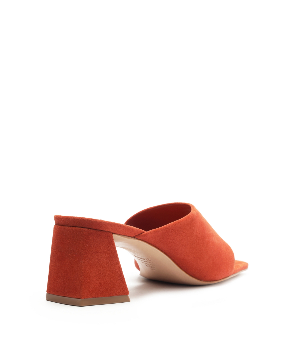 Shop Schutz Women's Jodie Mid-block Heel Sandals In Orange