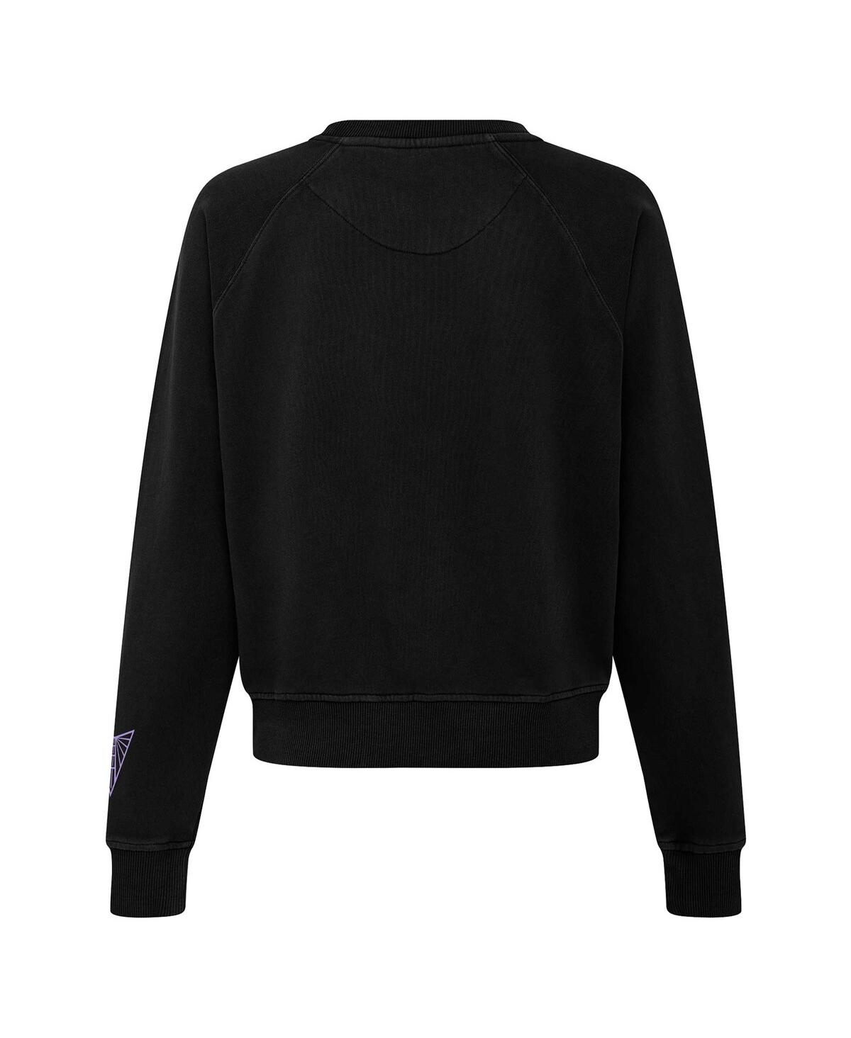 SPORTIQE WOMEN'S BLACK GOLDEN STATE VALKYRIES ASHLYN PREMIUM PULLOVER SWEATSHIRT 